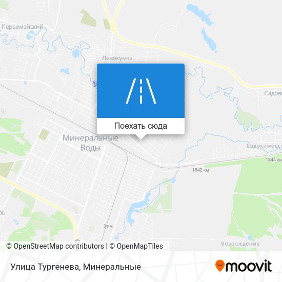 Карта Улица Тургенева