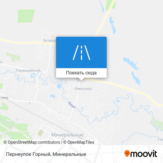 Карта Пернеулок Горный