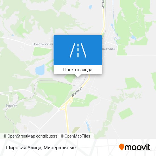 Карта Широкая Улица