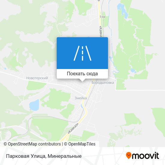 Карта Парковая Улица