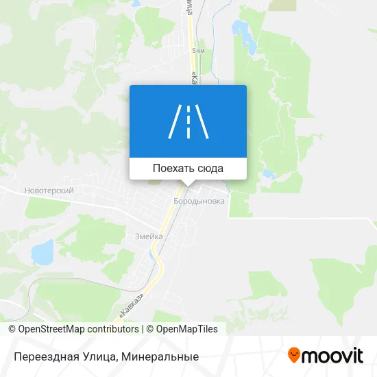 Карта Переездная Улица