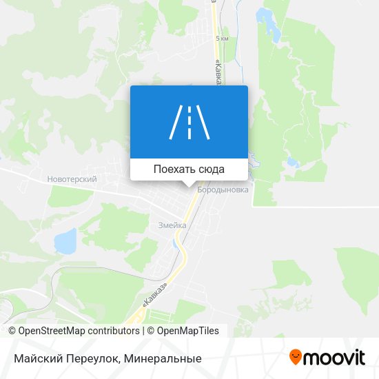 Карта Майский Переулок