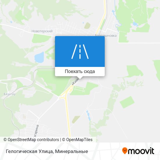 Карта Гелогическая Улица