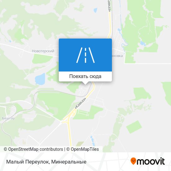Карта Малый Переулок