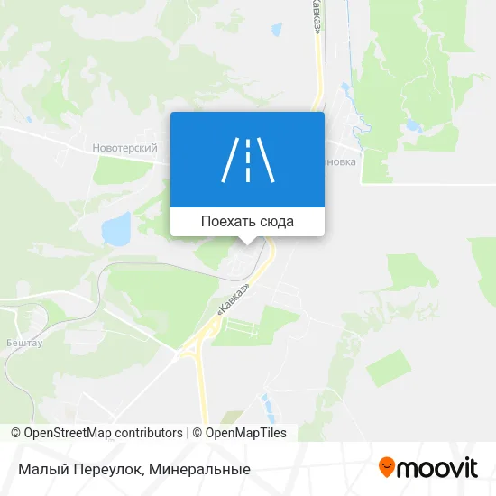 Карта Малый Переулок