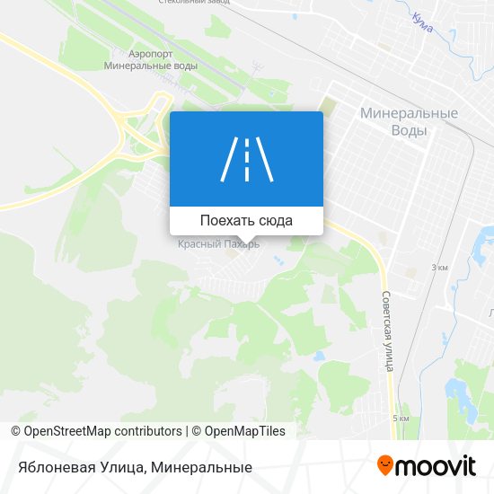 Карта Яблоневая Улица