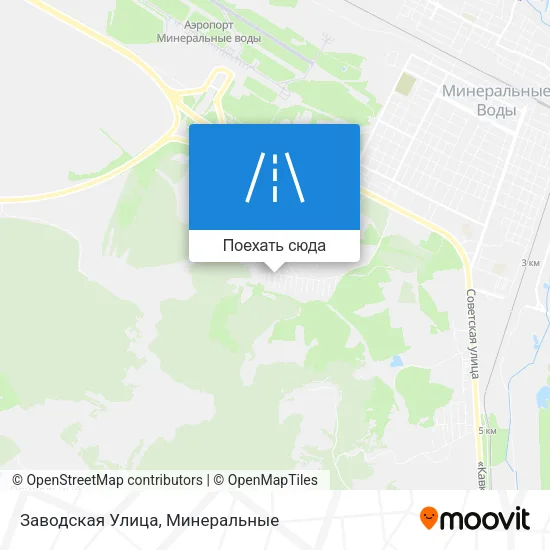 Карта Заводская Улица