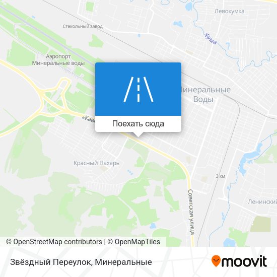Карта Звёздный Переулок