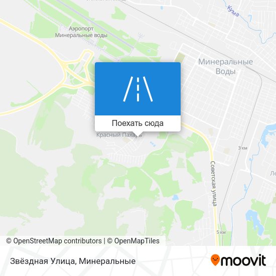 Карта Звёздная Улица