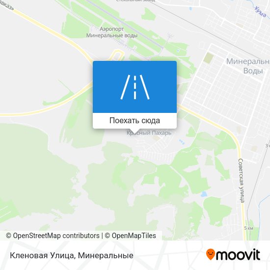 Карта Кленовая Улица