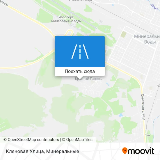 Карта Кленовая Улица