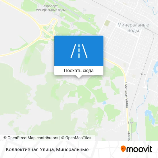 Карта Коллективная Улица