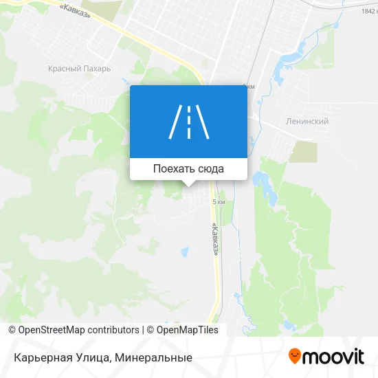 Карта Карьерная Улица