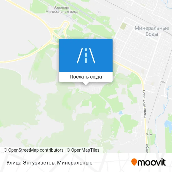Карта Улица Энтузиастов