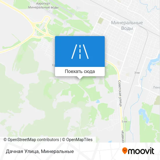 Карта Дачная Улица