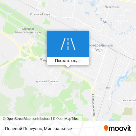 Карта Полевой Переулок