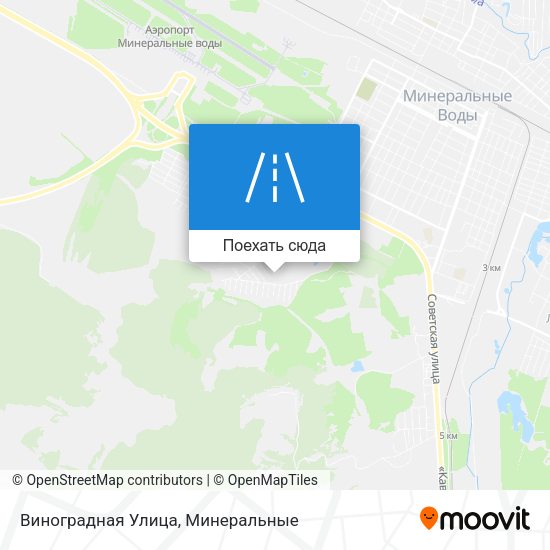 Карта Виноградная Улица