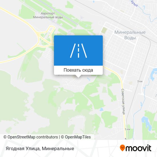 Карта Ягодная Улица