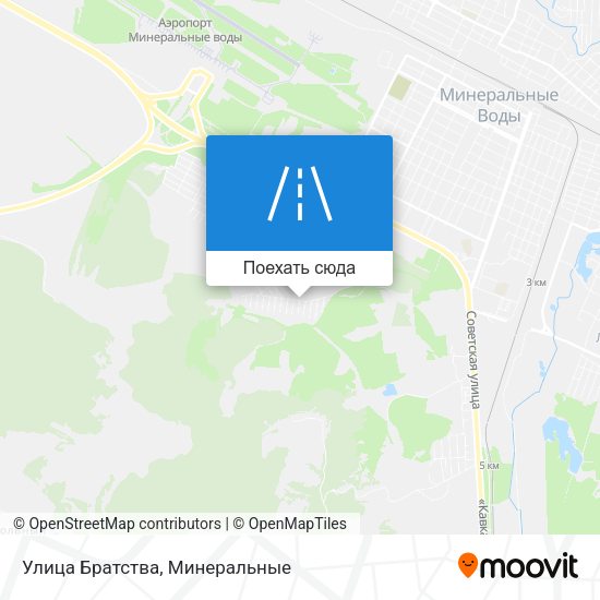 Карта Улица Братства