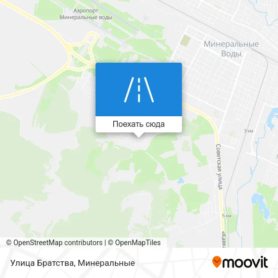 Карта Улица Братства