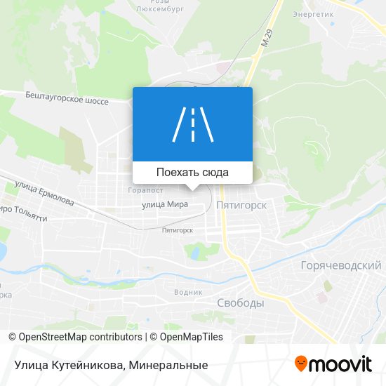 Карта Улица Кутейникова