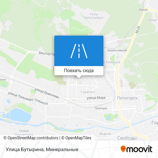 Карта Улица Бутырина