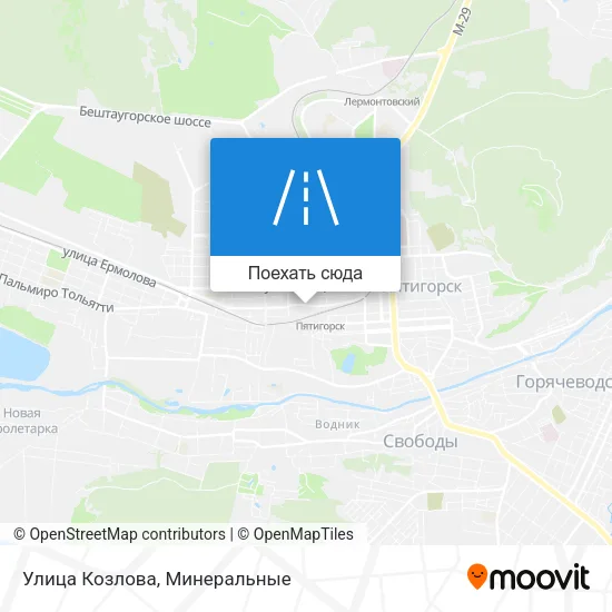 Карта Улица Козлова