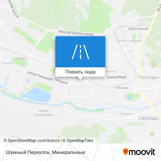 Карта Шумный Переулок