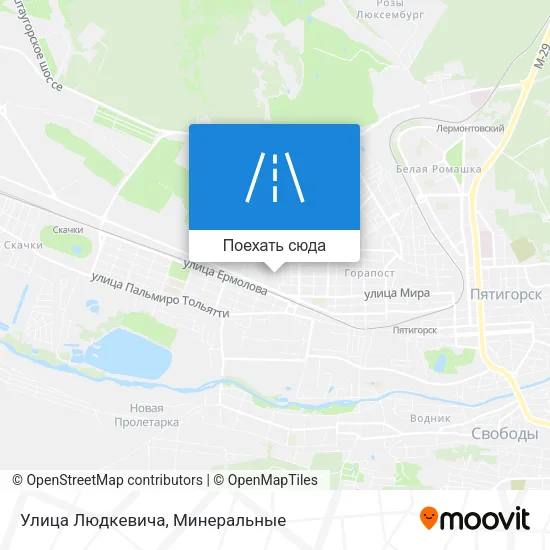Карта Улица Людкевича
