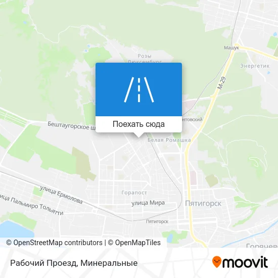Карта Рабочий Проезд