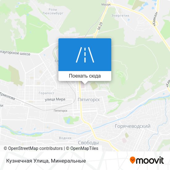 Карта Кузнечная Улица