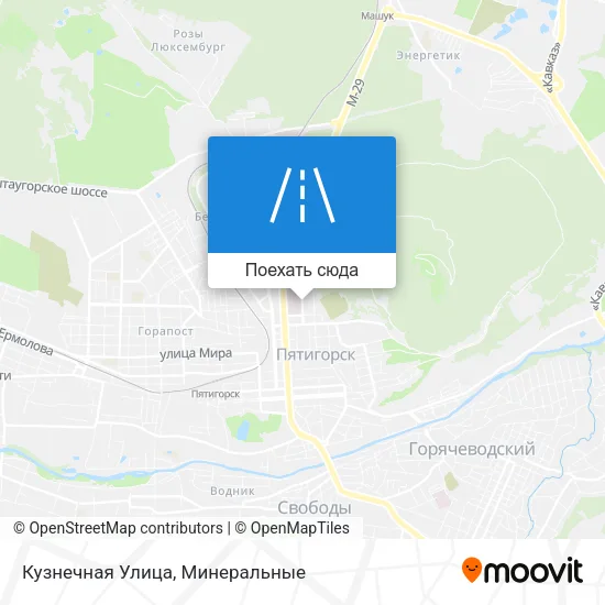 Карта Кузнечная Улица
