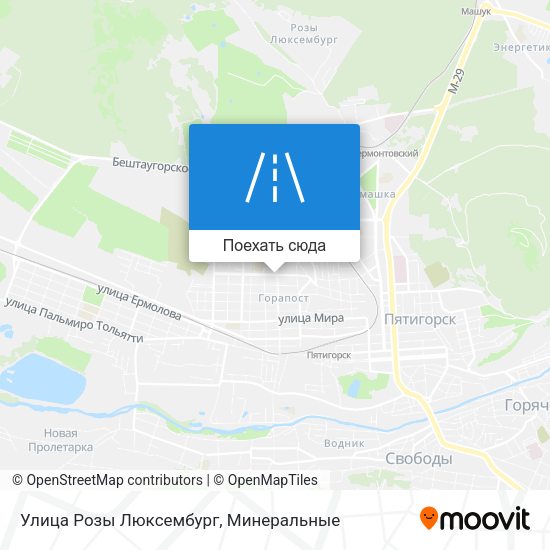 Карта Улица Розы Люксембург