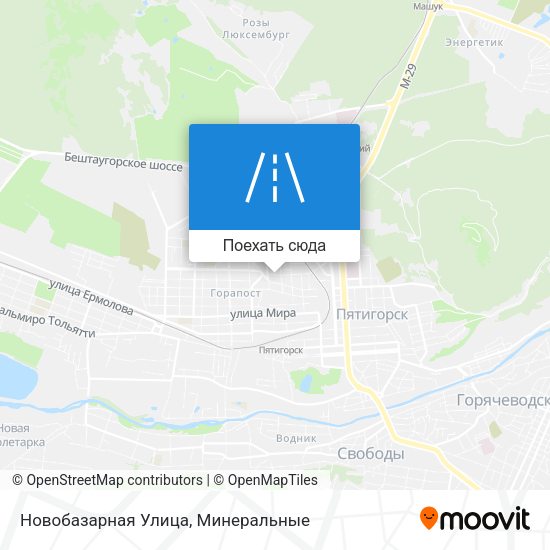 Карта Новобазарная Улица