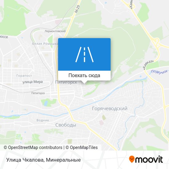 Карта Улица Чкалова