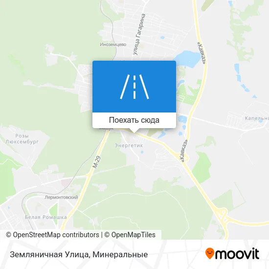 Карта Земляничная Улица