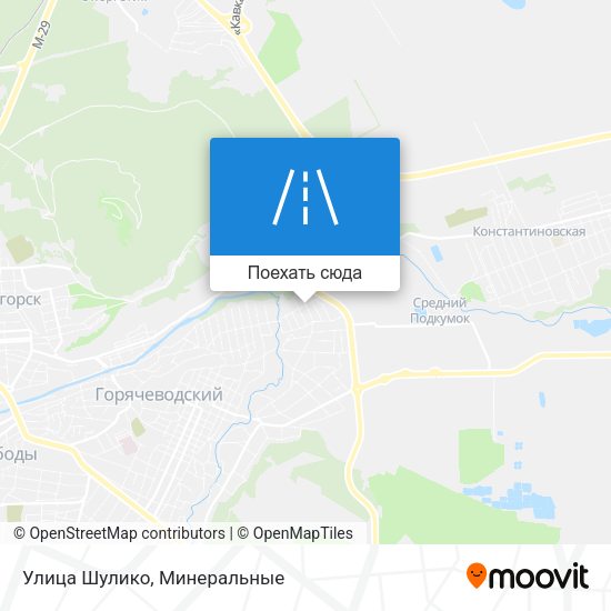 Карта Улица Шулико