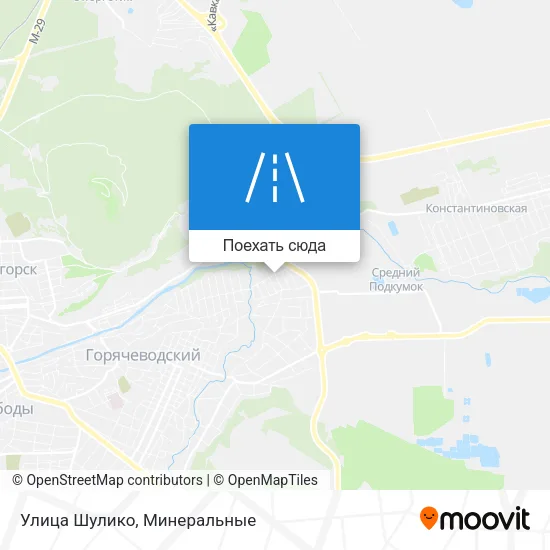 Карта Улица Шулико