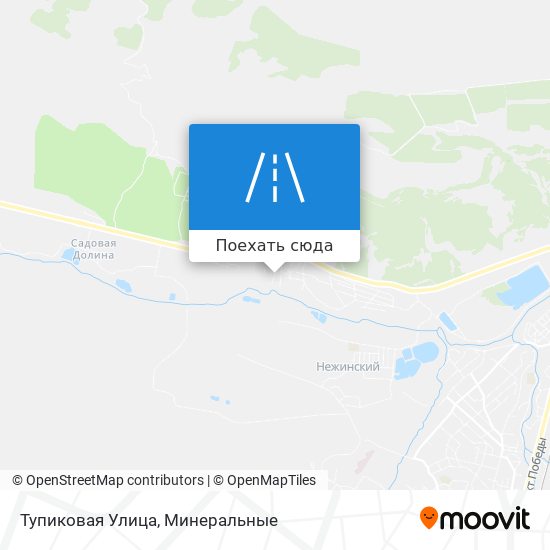 Карта Тупиковая Улица