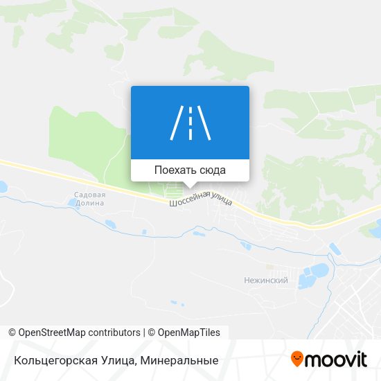 Карта Кольцегорская Улица