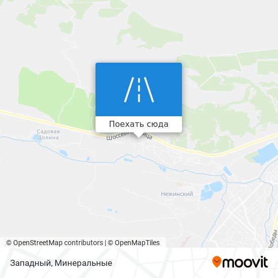 Карта Западный