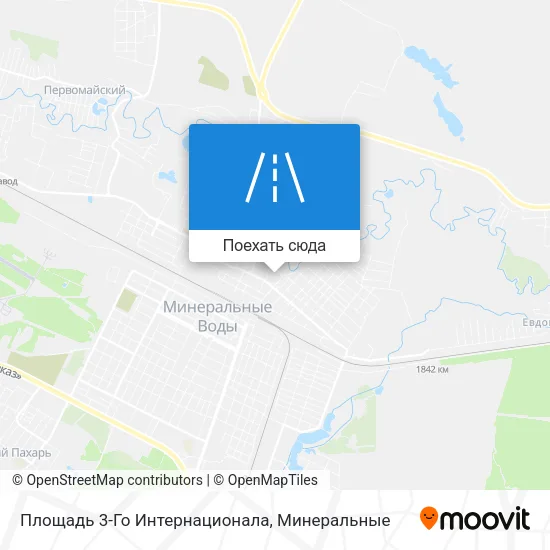 Карта Площадь 3-Го Интернационала