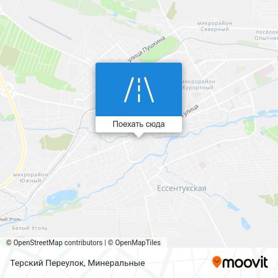 Карта Терский Переулок
