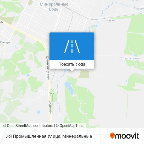 Карта 3-Я Промышленная Улица