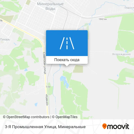 Карта 3-Я Промышленная Улица