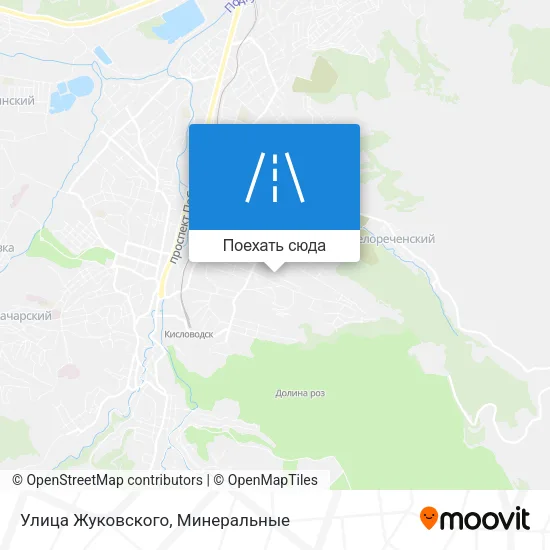 Карта Улица Жуковского