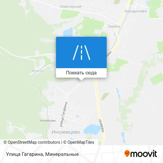 Карта Улица Гагарина