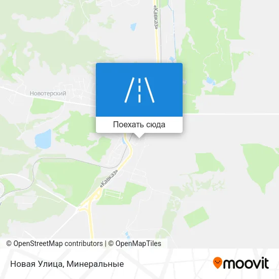 Карта Новая Улица