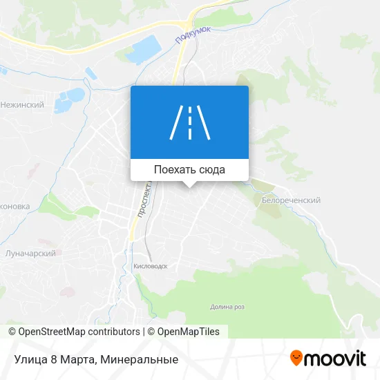 Карта Улица 8 Марта