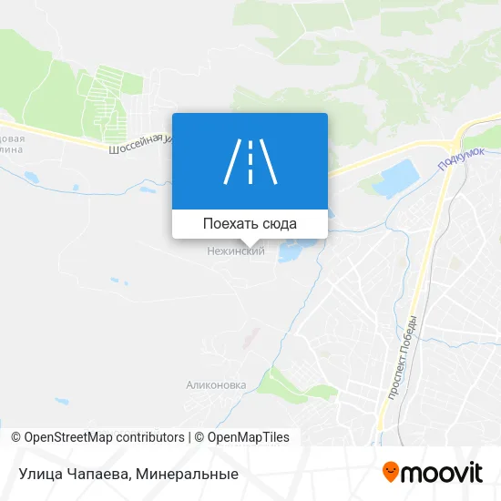 Карта Улица Чапаева